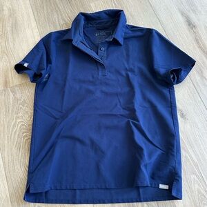 Figs Polo Scrub Top